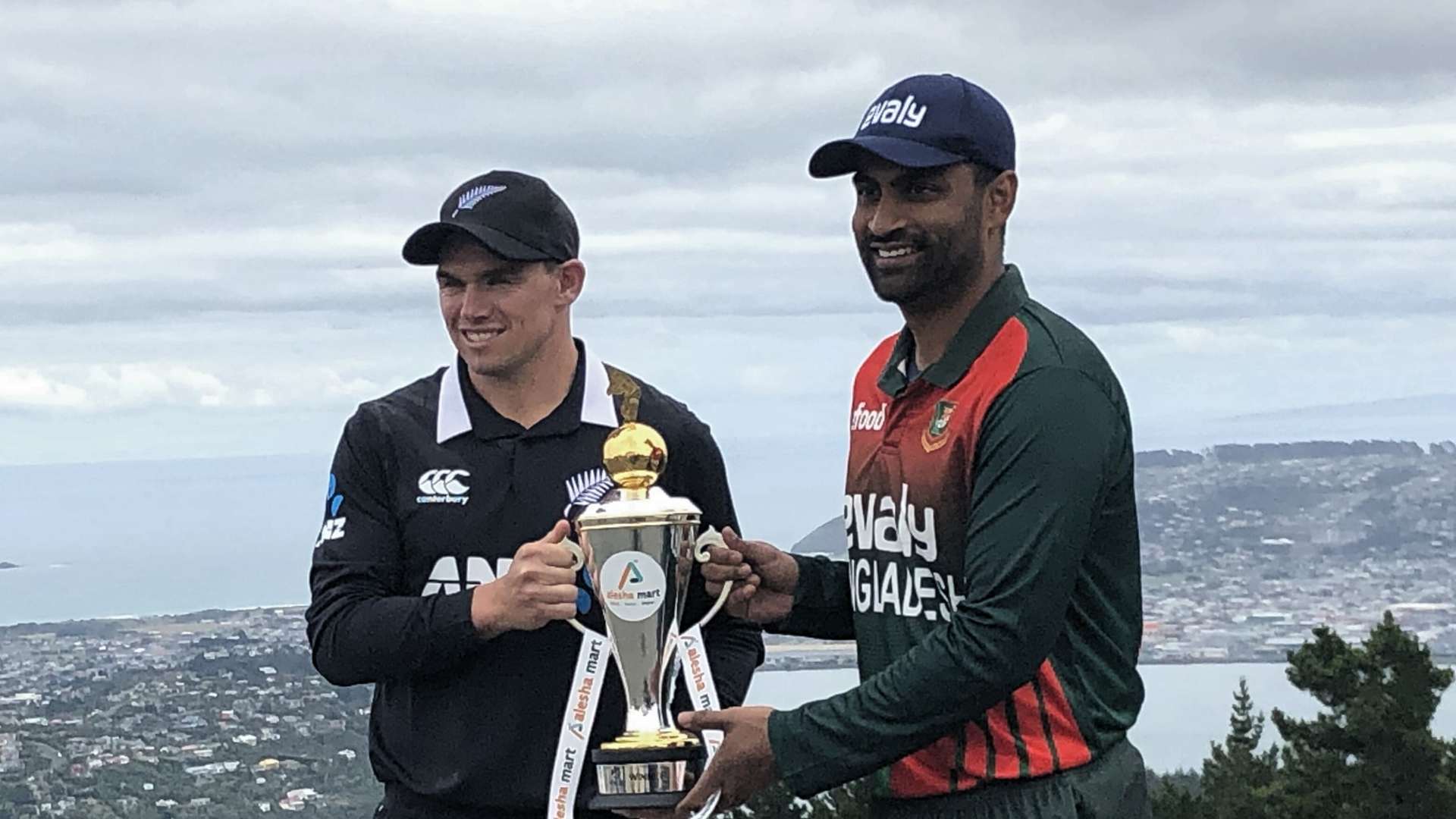 Respective captain with the trophy, Image credit: Facebook/BCB