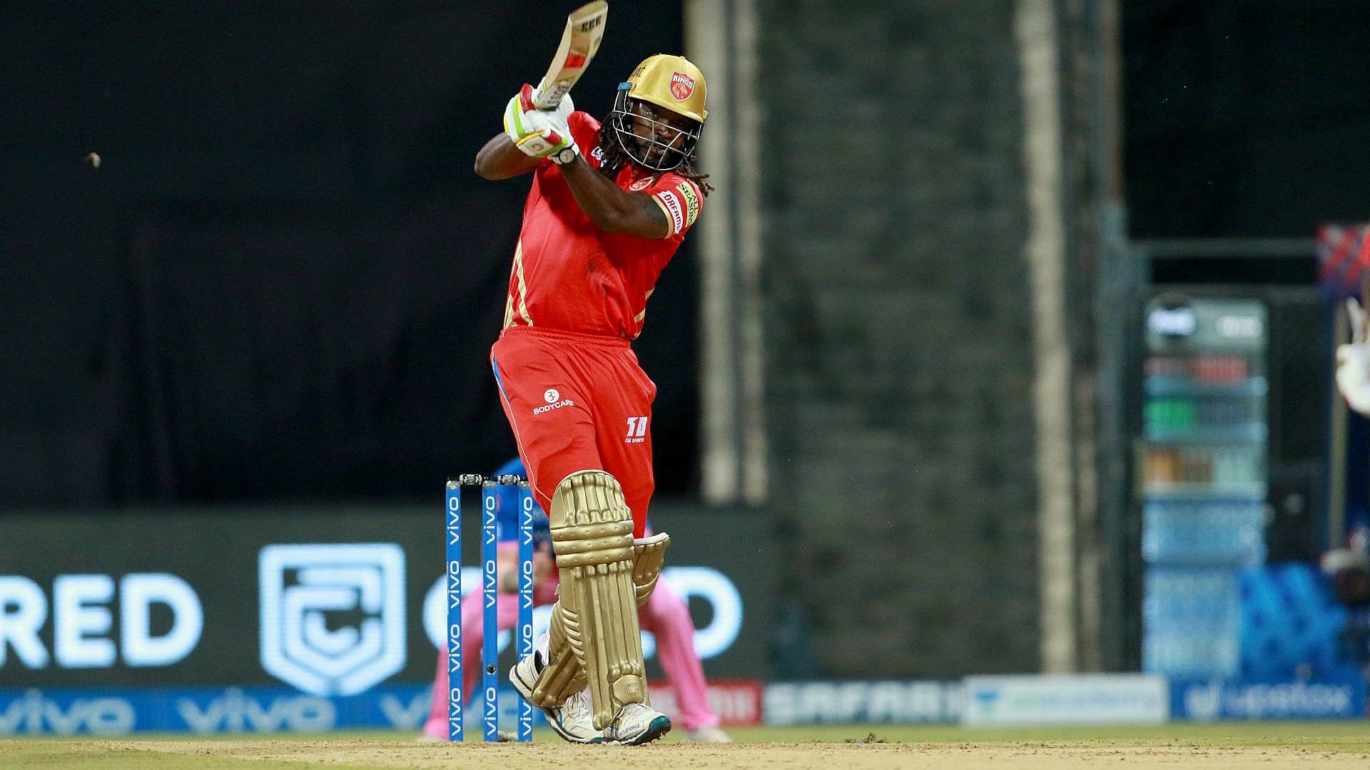 Chris Gayle in action. (Image Credit: Twitter/@IPL)