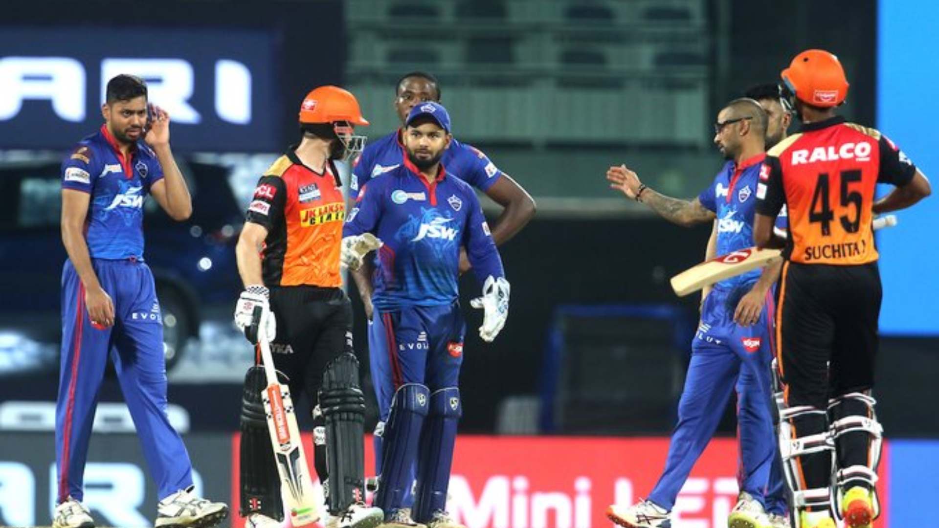 Delhi Capitals are in second spot after beating Sunrisers Hyderabad while Royal Challengers Bangalore suffered their first loss.