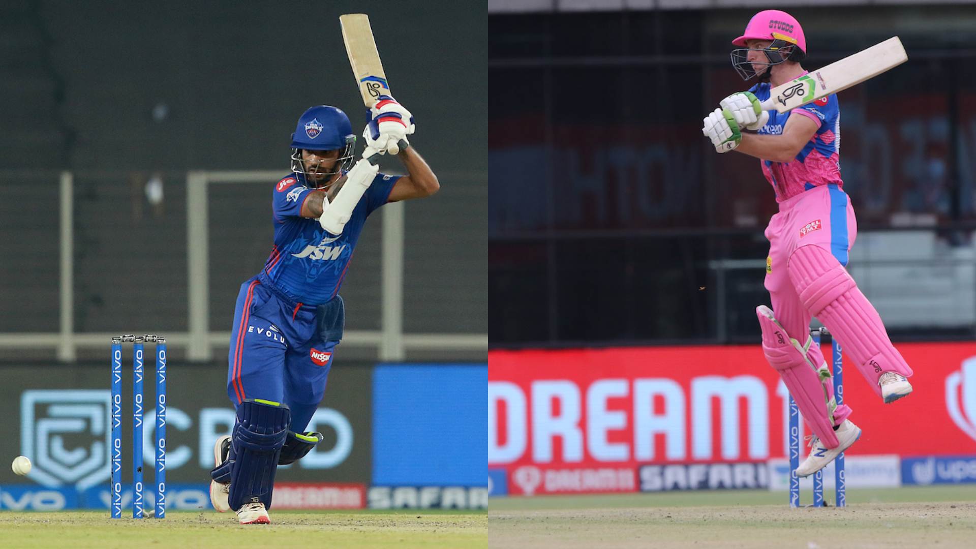 Rajasthan Royals and Delhi Capitals were boosted by Jos Buttler and Shikhar Dhawan.
