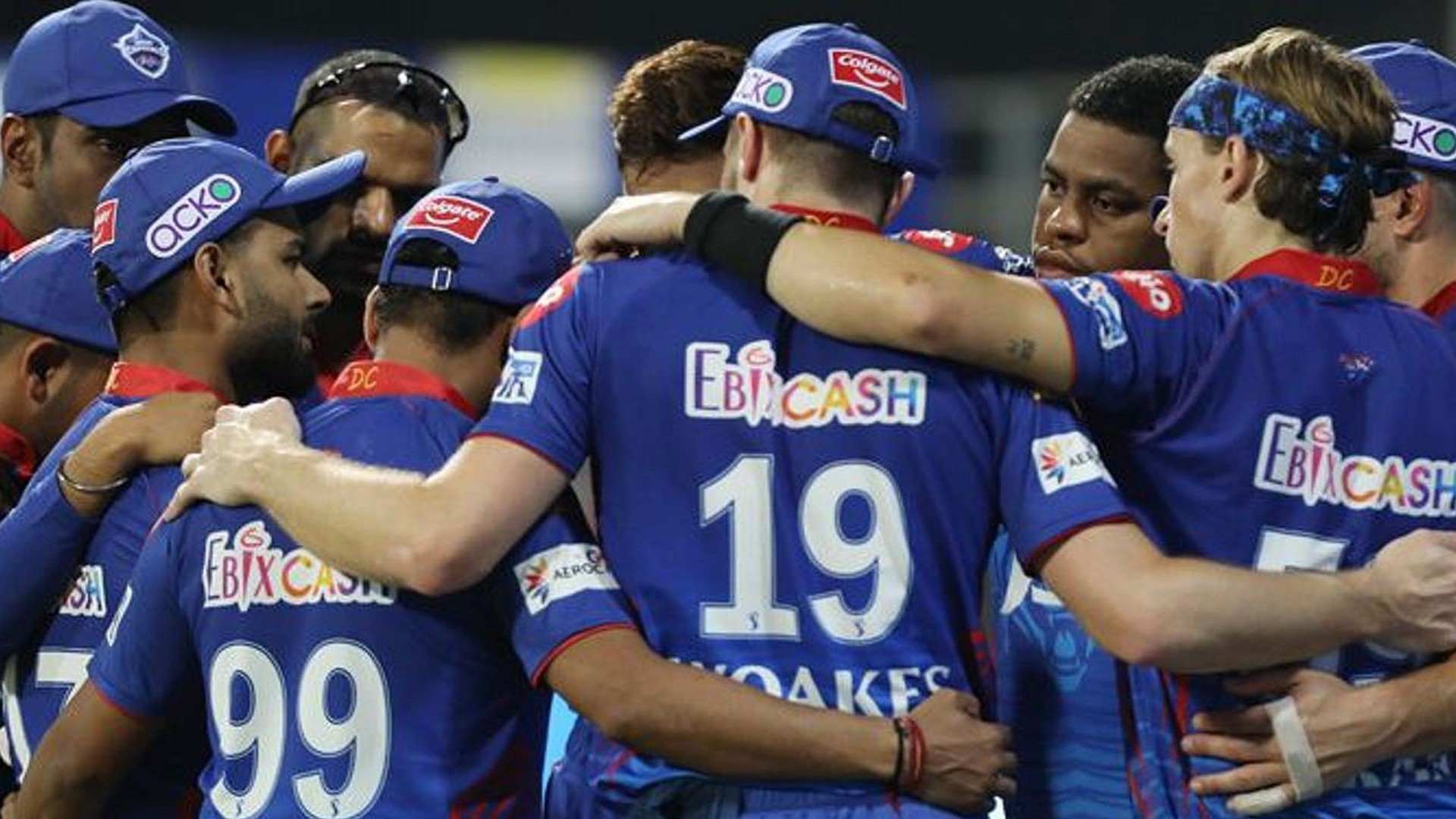 Delhi Capitals players in a file photo. (Image Credit: Twitter/@RickyPonting)