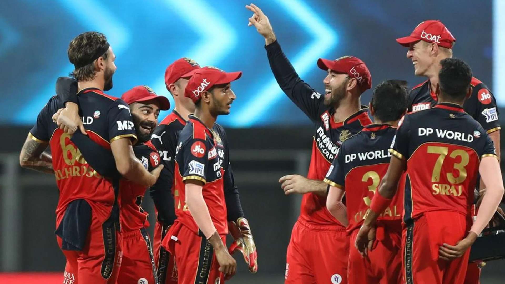 RCB celebrate the fall of a wicket. (Image: BCCI/IPL)