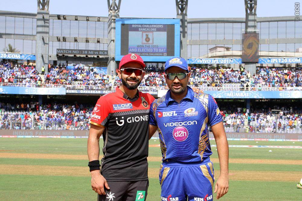 The clash between Mumbai Indians and Royal Challengers Bangalore is the clash between Virat Kohli and Rohit Sharma.