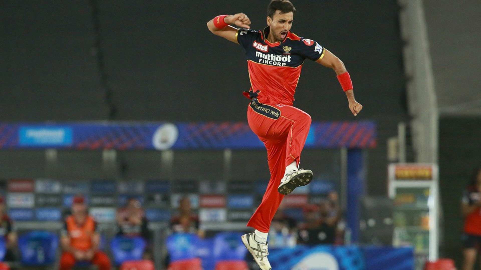 Harshal Patel has picked the most wickets in IPL 2021 so far. (Image Credit: Twitter/@RCBTweets)