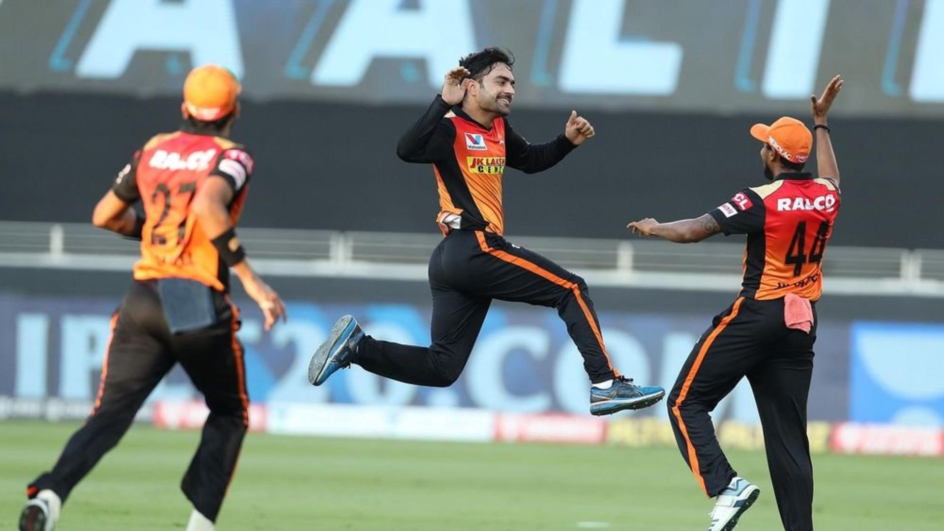 Rashid Khan celebrates a wicket, Image credit: Twitter