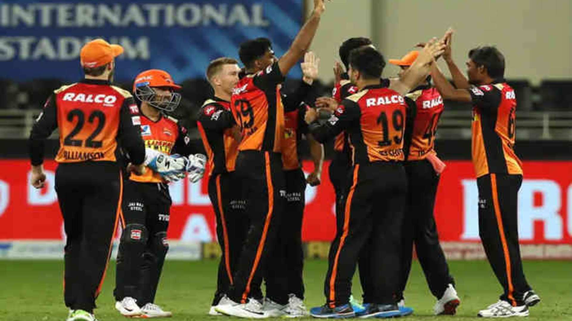 SRH players in a file photo. (Image credit: Twitter)