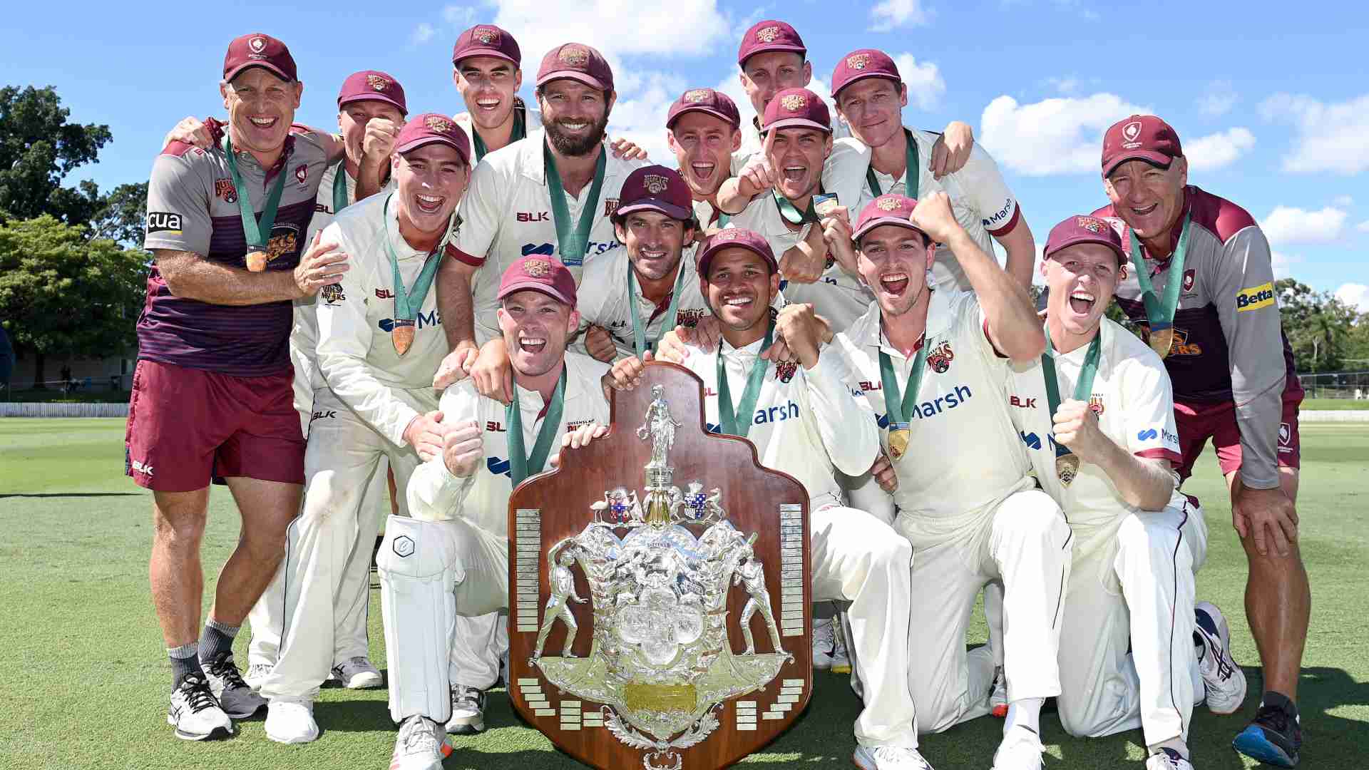It was the Bulls’ first-ever victory over NSW in a Shield final. (Image Credit: Twitter/@cricketcomau)