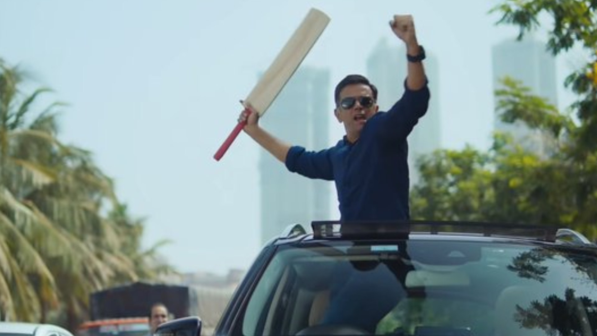 Rahul Dravid's angry avatar in an advertisement has sent social media into a tizzy, with many fans expressing shock at this side of The Wall in a funny way.