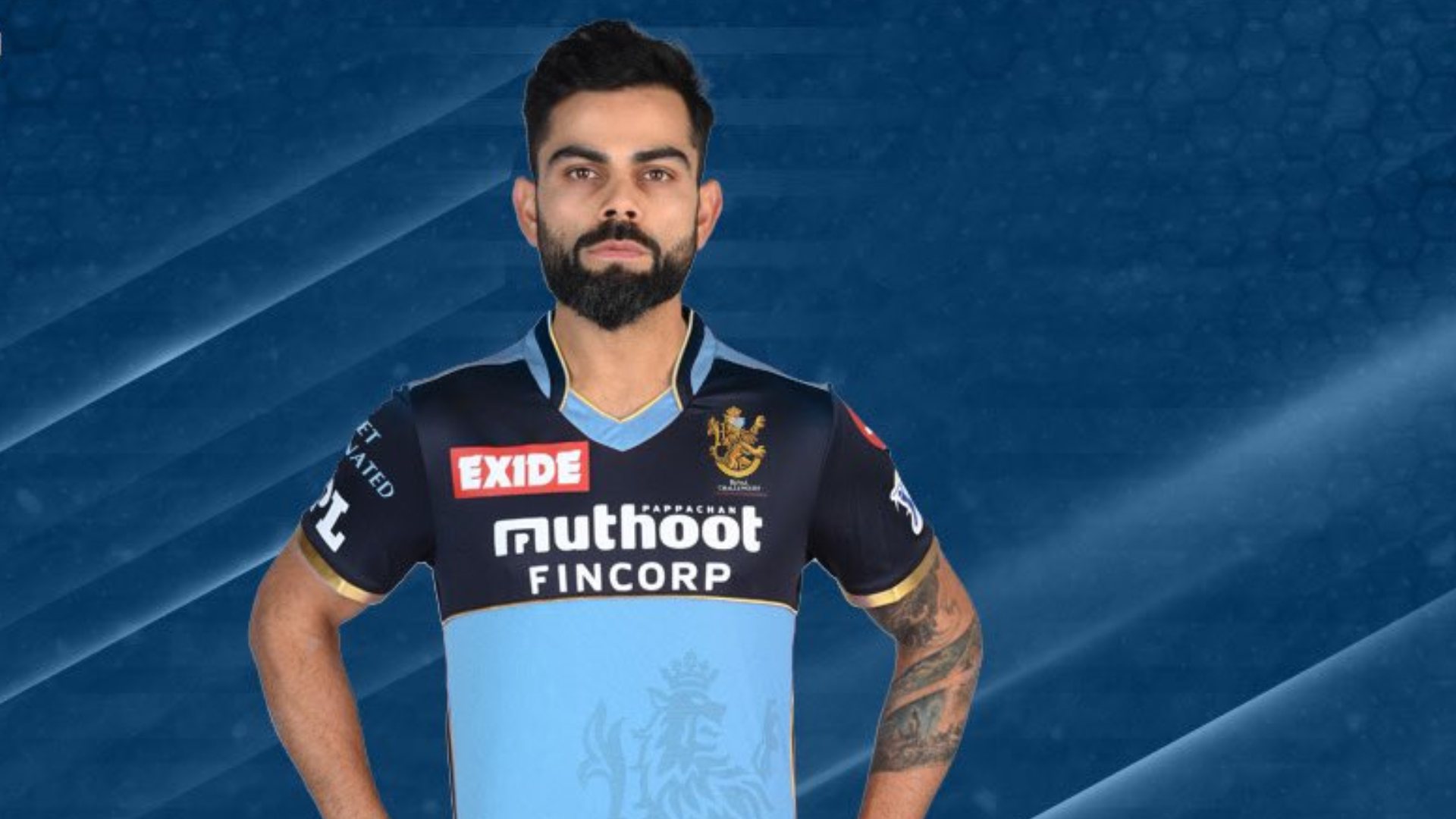 Virat Kohli and Royal Challengers Bangalore team will don a special blue jersey for IPL 2021.