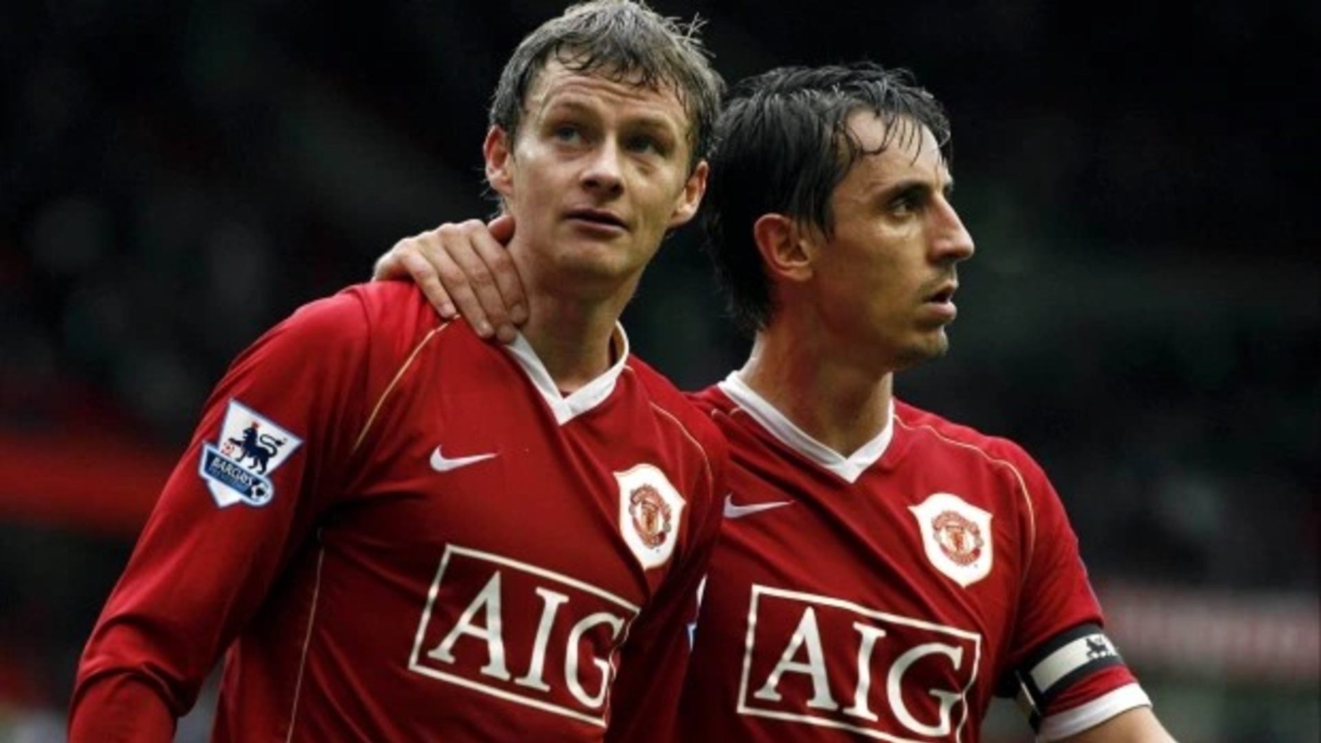 Ole Gunnar and Gary Neville file photo, Image credit: Facebook