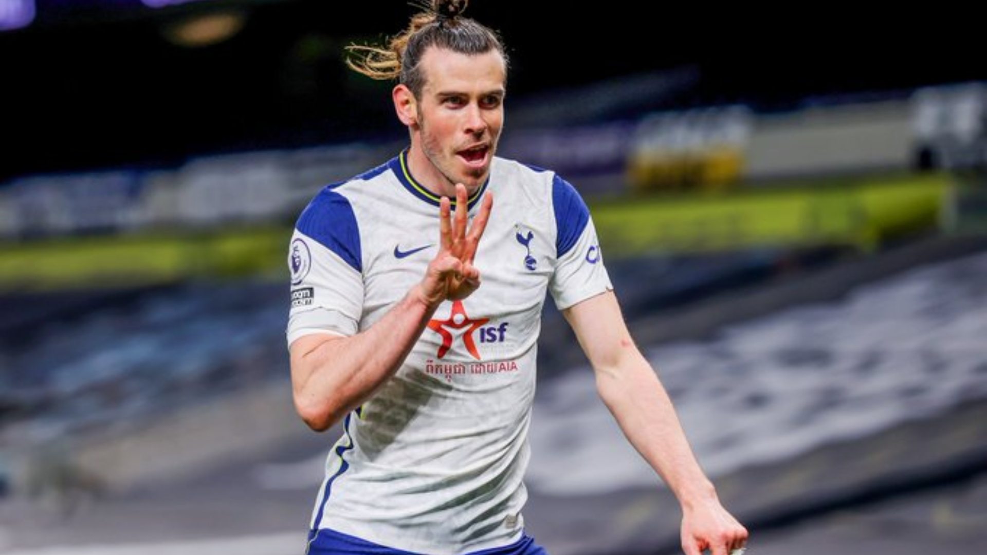 Gareth Bale scored his first hat-trick in the Premier League after eight years.