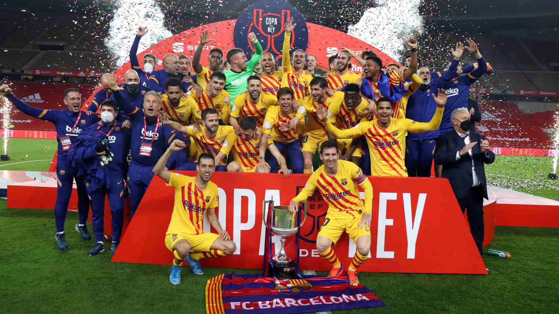 Lionel Messi led FC Barcelona to the Copa del Rey. (Twitter/@FCBarcelona)