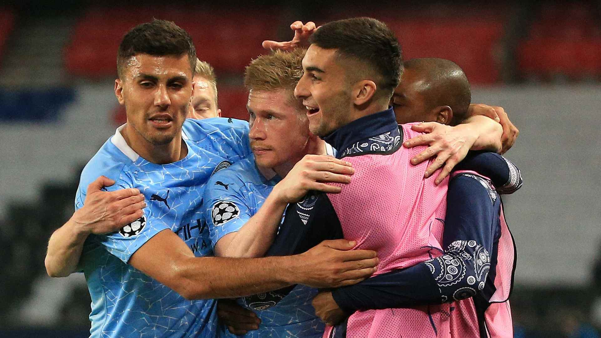 Kevin de Bruyne has scored 10 goals, including seven goals in the knockouts of the UEFA Champions League.