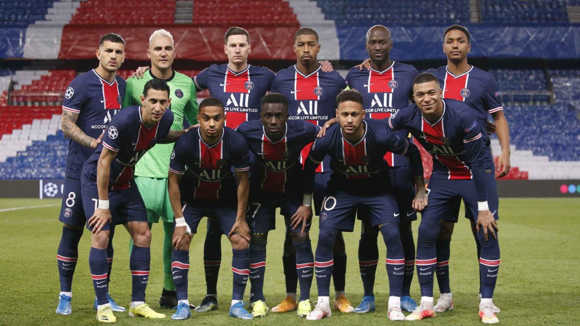 PSG go through to the last four of the Champions League on away goals;photo credit:twitter/@PSG_English
