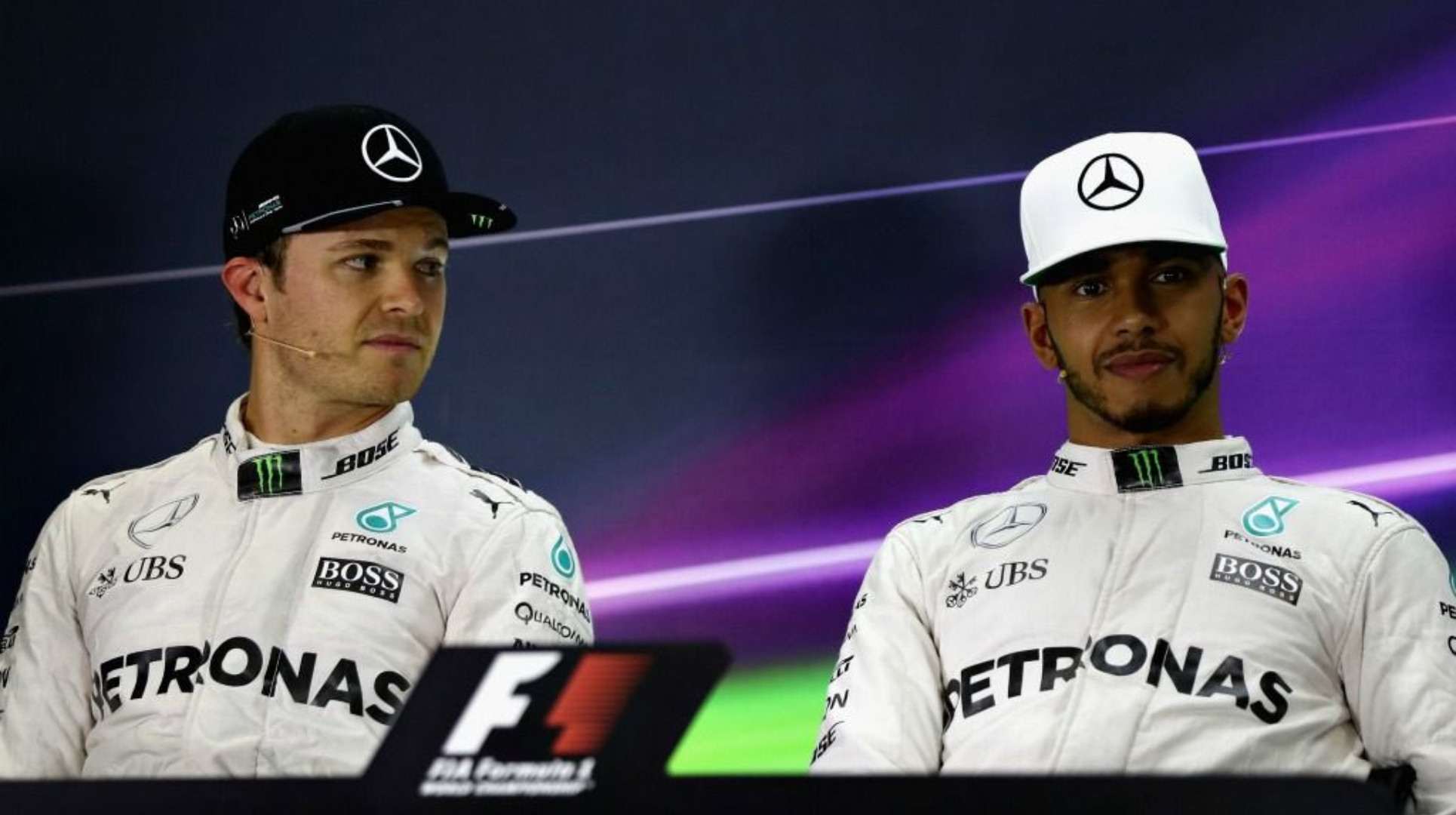 Lewis Hamilton and Nico Rosberg in a file photo. (Image credit: Twitter)