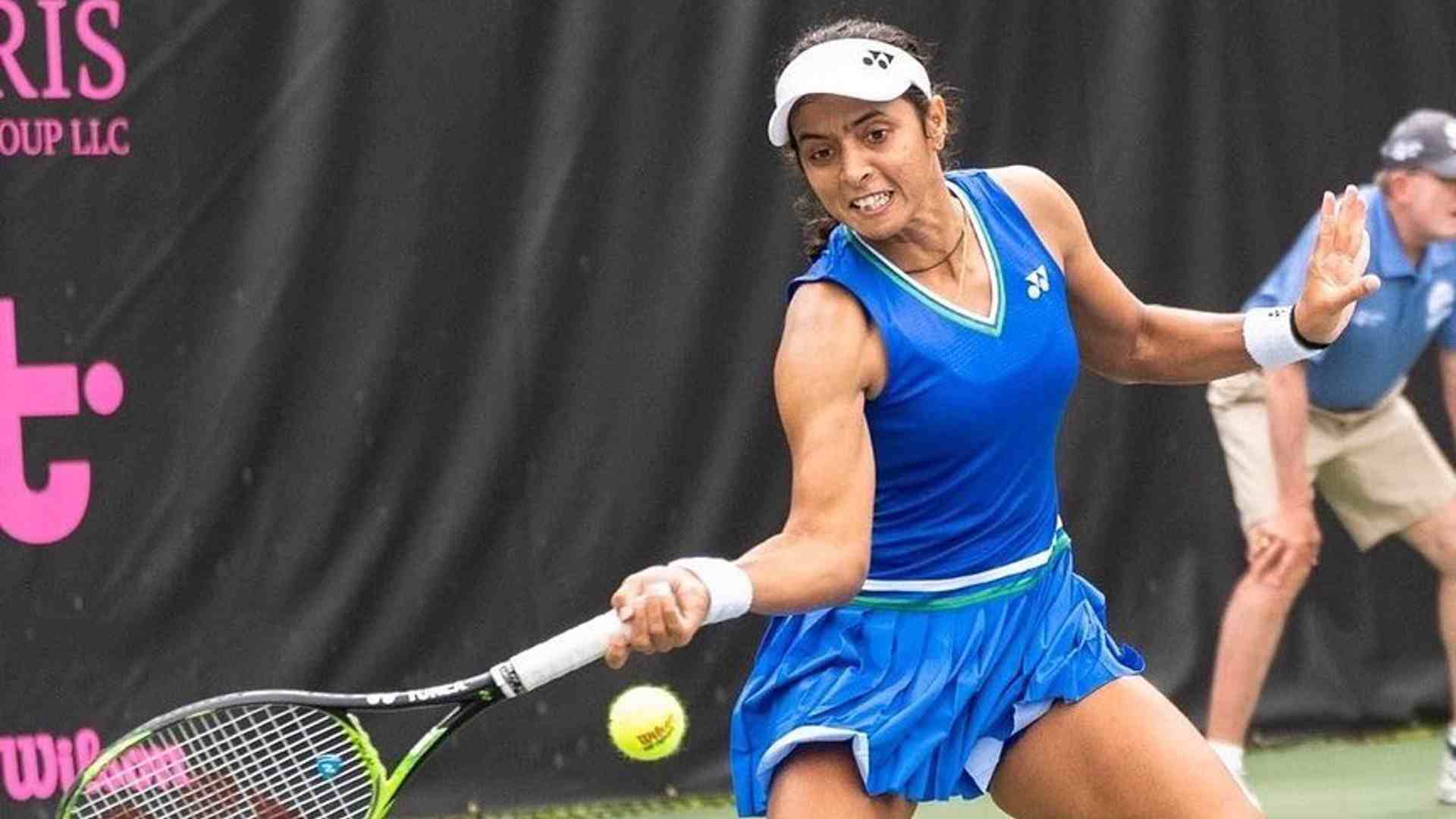 Indian tennis player Ankita Raina is seeded second. (Image: Twitter)