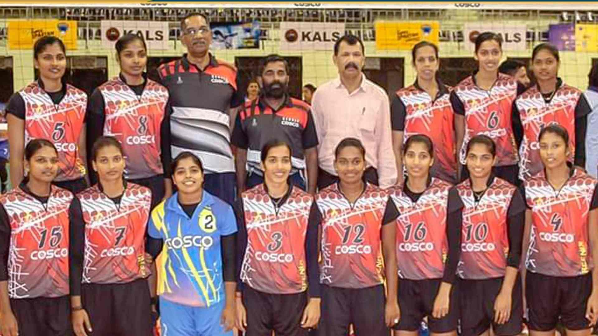 Kerala Women’s Volleyball team file photo, Image credit: Twitter